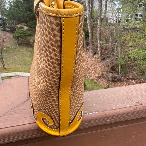 Dooney & Bourke Beacon Woven Atlantic Tote Light Taupe - Picture 3 of 16